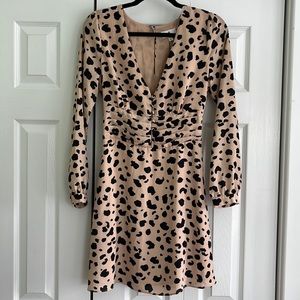 Socialite Leopard Print Dress